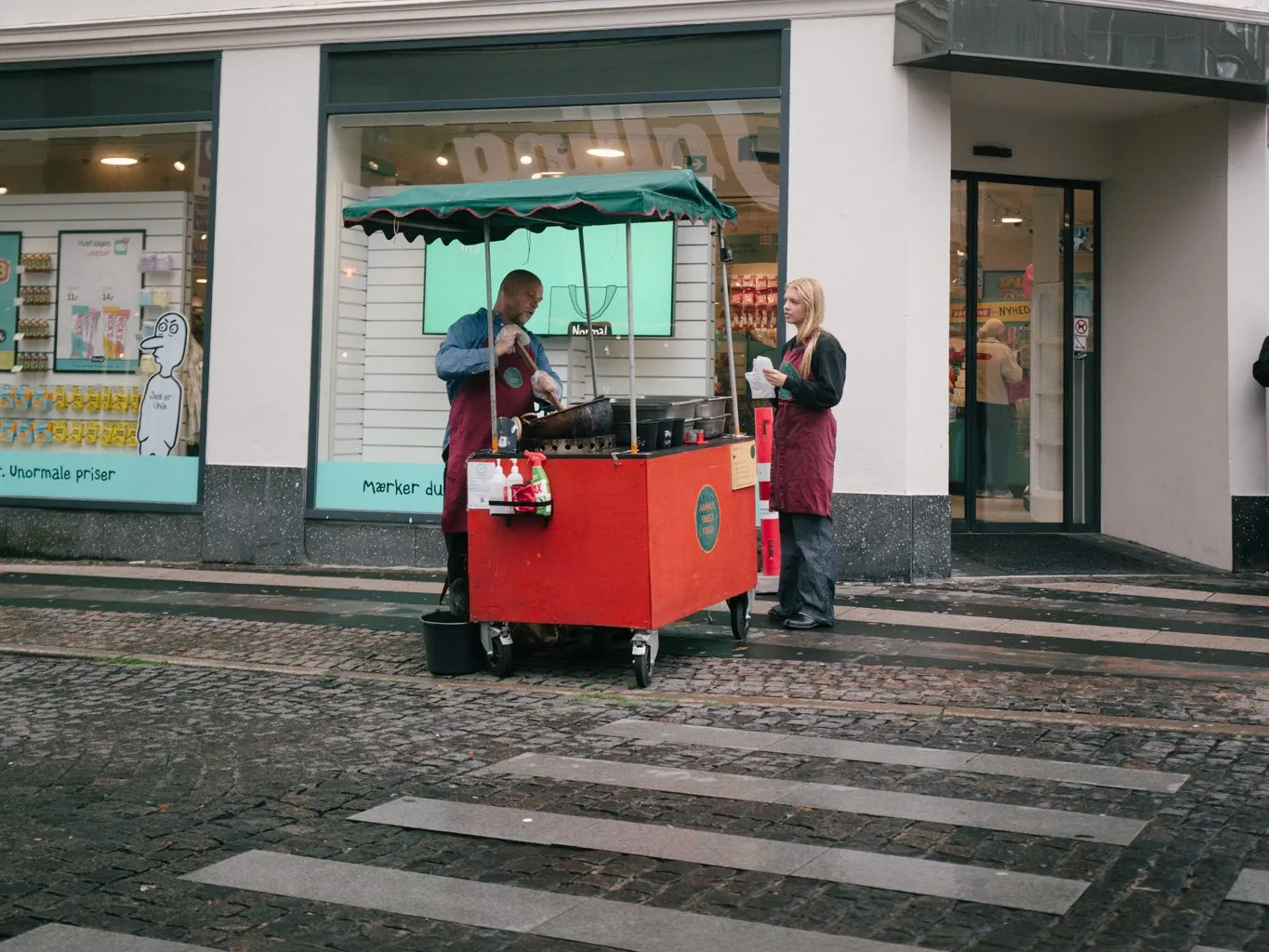 Mandelboden på Strøget i Aarhus